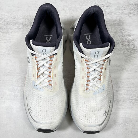 On Cloud Cloudspark Running Shoes - Women's Size 8 - Ivory Glacier - Picture 7 of 10